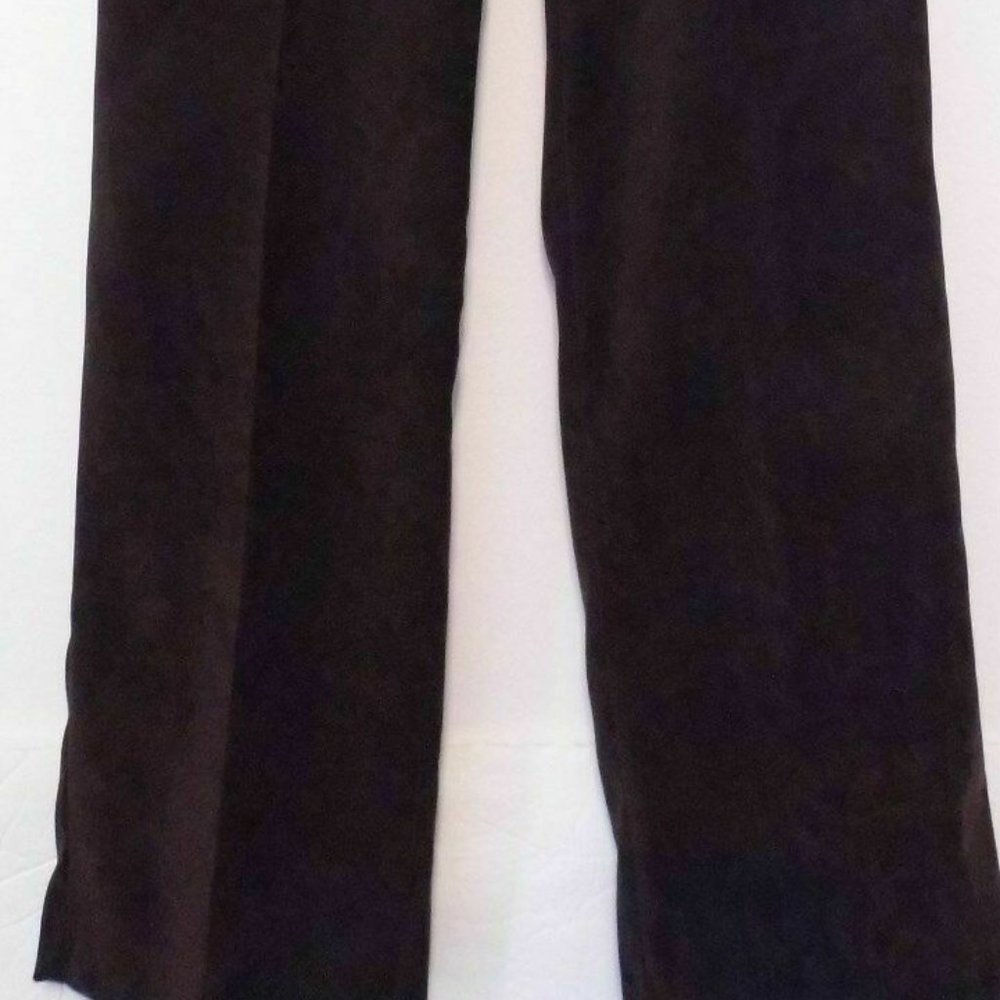 Dressbarn Womens Slacks Size 8 Polyester Suede NWT - Picture 2 of 8